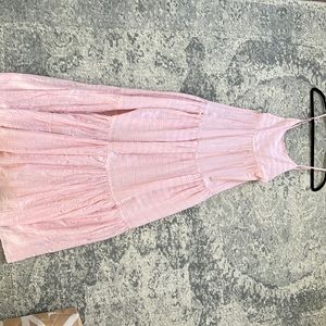 Pink L space Santorini dress
